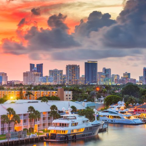Fort Lauderdale, Florida, USA Skyline